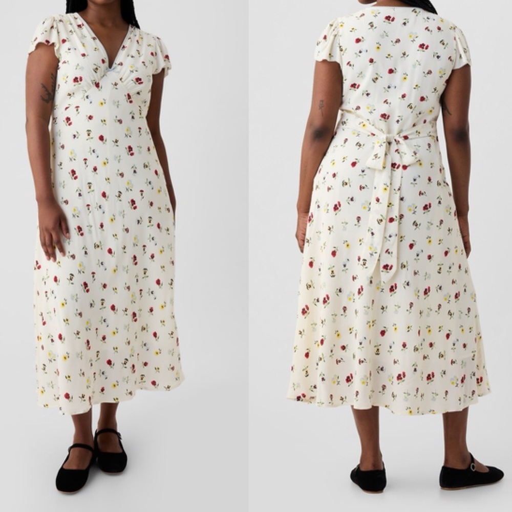 Gap × Doen Floral Midi Dress